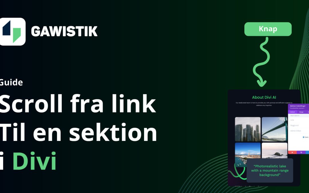 Sådan laver du links der scroller til en sektion i Divi