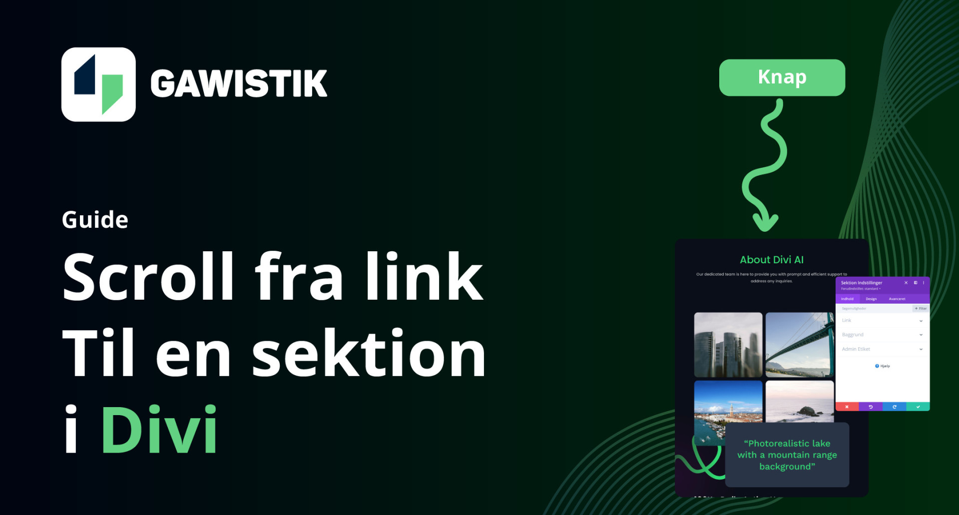 Sådan laver du links der scroller til en sektion i Divi